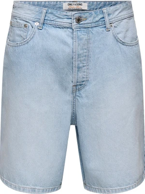 ONLY & SONS Szorty dżinsowe "Fade" w kolorze błękitnym rozmiar: XL