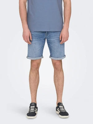 ONLY & SONS Szorty dżinsowe "Onsyply" w kolorze błękitnym rozmiar: XL