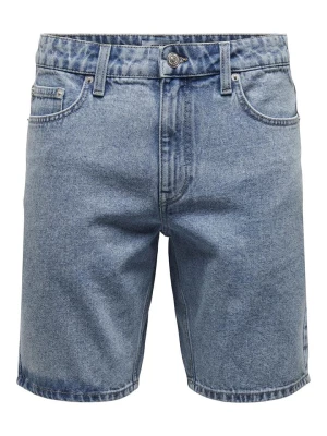 ONLY & SONS Szorty dżinsowe w kolorze niebieskim rozmiar: XL
