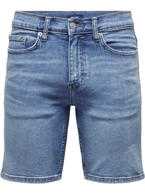 ONLY & SONS Szorty dżinsowe "Weft" w kolorze niebieskim rozmiar: XXL