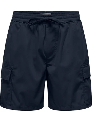 ONLY & SONS Szorty "Kal" w kolorze granatowym rozmiar: M