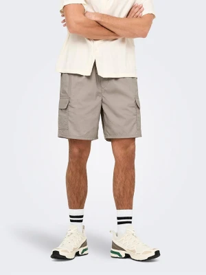 ONLY & SONS Szorty "Kal" w kolorze szarobrązowym rozmiar: S