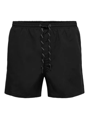 ONLY & SONS Szorty kąpielowe w kolorze czarnym rozmiar: M