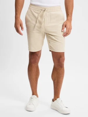 Only&Sons Szorty - Noos Mężczyźni Bawełna beżowy jednolity,