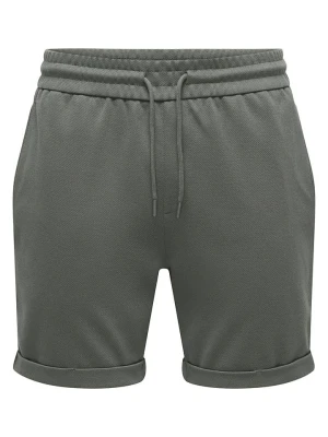 ONLY & SONS Szorty "Onsnewkodyl" w kolorze zielonym rozmiar: XL