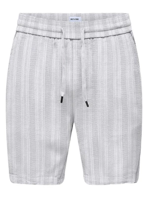ONLY & SONS Szorty "Onstel" w kolorze szarym rozmiar: S