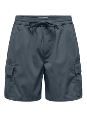 Only & Sons Szorty sportowe Kal 22034462 Szary Slim Fit