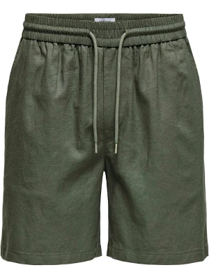 ONLY & SONS Szorty w kolorze zielonym rozmiar: S