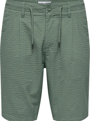 ONLY & SONS Szorty w kolorze zielonym rozmiar: M