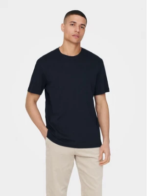 Only & Sons T-Shirt 22025208 Granatowy Regular Fit