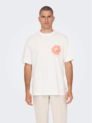 Only & Sons T-Shirt 22025281 Biały Relaxed Fit