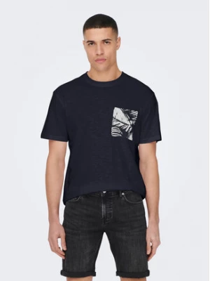 Only & Sons T-Shirt 22025286 Granatowy Regular Fit