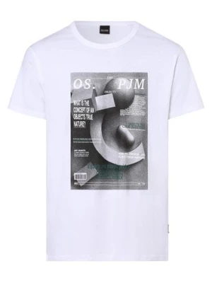Only&Sons T-shirt męski Mężczyźni Bawełna biały nadruk,