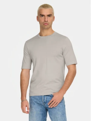 Only & Sons T-Shirt Wyler 22022928 Beżowy Regular Fit