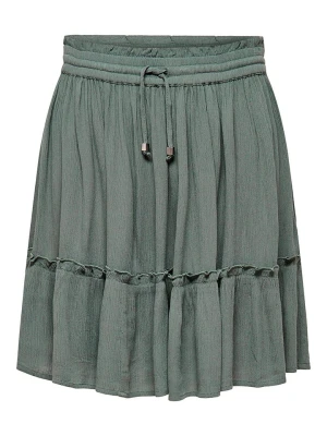 ONLY Spódnica "Ibiza" w kolorze zielonym rozmiar: S