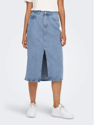 ONLY Spódnica jeansowa Bianca 15319268 Niebieski Regular Fit