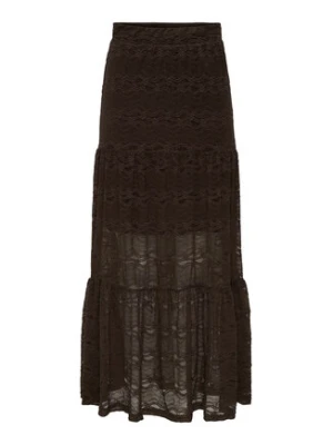 ONLY Spódnica maxi Luna 15353206 Brązowy Regular Fit