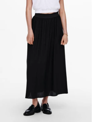 ONLY Spódnica maxi Venedig 15164606 Czarny Regular Fit