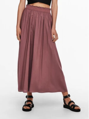 ONLY Spódnica maxi Venedig 15164606 Różowy Regular Fit