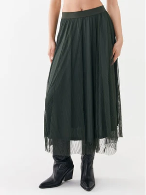 ONLY Spódnica midi 15214303 Zielony Regular Fit