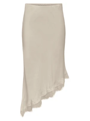 ONLY Spódnica midi Faraya 15380116 Kremowy Slim Fit