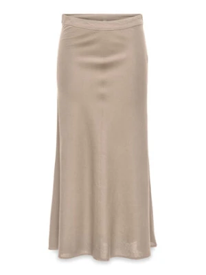 ONLY Spódnica midi Goa 15363690 Beżowy Regular Fit