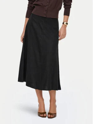 ONLY Spódnica midi Goa 15363690 Czarny Regular Fit