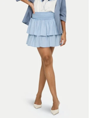 ONLY Spódnica mini Charis 15363983 Niebieski jasny Regular Fit