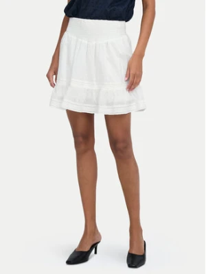 ONLY Spódnica mini Katti 15376205 Biały Regular Fit