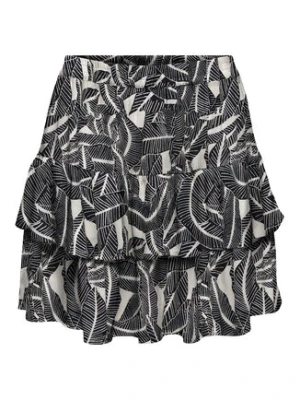 ONLY Spódnica mini Nova 15372459 Szary ciemny Regular Fit