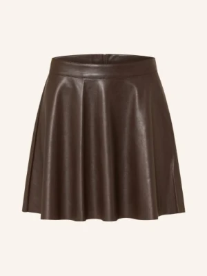 Only Spódnica O Wyglądzie Skóry braun
