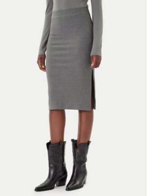 ONLY Spódnica ołówkowa Emma 15233600 Szary Slim Fit