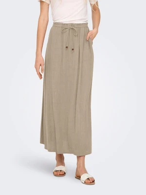 ONLY Spódnica w kolorze szarobrązowym rozmiar: M