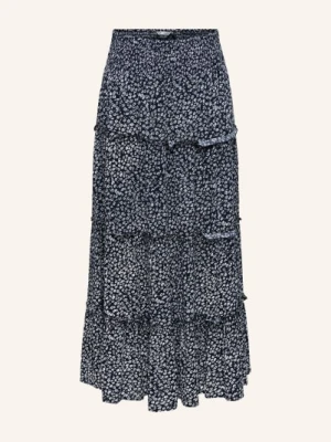 Only Spódnica Z Falbanami blau