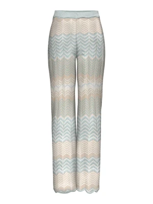 ONLY Spodnie "Alvira" w kolorze błękitno-beżowym rozmiar: M