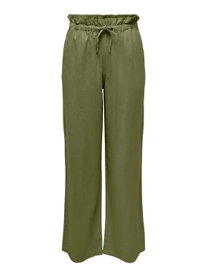 ONLY Spodnie "Caro" w kolorze khaki rozmiar: XS/L32
