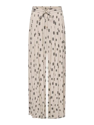 ONLY Spodnie "Chiara" w kolorze beżowym rozmiar: M