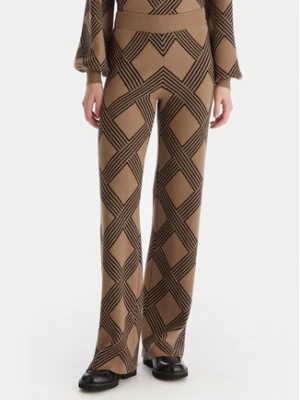 ONLY Spodnie dzianinowe Anny 15327634 Beżowy Loose Fit