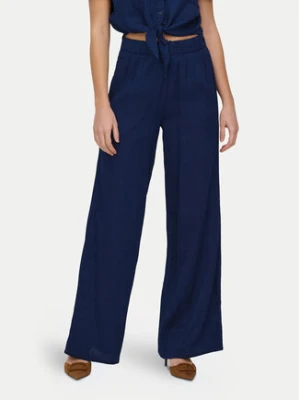 ONLY Spodnie materiałowe Leoni 15367285 Granatowy Regular Fit