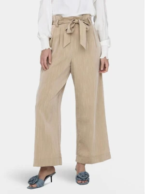 ONLY Spodnie materiałowe Marsa 15269628 Beżowy Flared Fit
