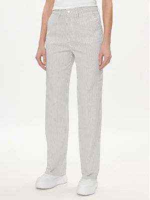 ONLY Spodnie materiałowe Merle 15312896 Biały Wide Leg