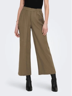 ONLY Spodnie materiałowe Tokyo 15259590 Brązowy Straight Fit