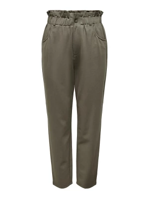 ONLY Spodnie "Poptrash" w kolorze khaki rozmiar: XS/L32