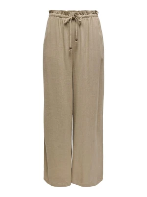 ONLY Spodnie w kolorze beżowym rozmiar: M/L32