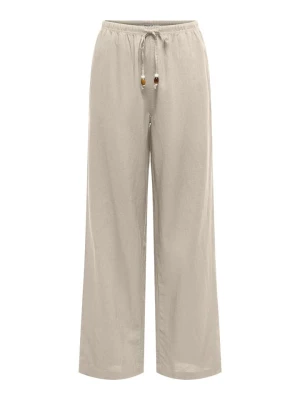 ONLY Spodnie w kolorze beżowym rozmiar: M / L32