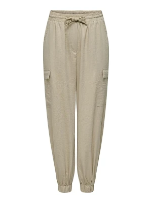 ONLY Spodnie w kolorze beżowym rozmiar: S