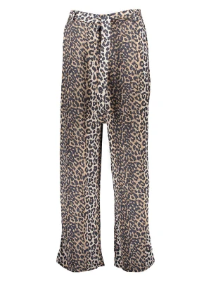 ONLY Spodnie w kolorze brązowo-czarnym rozmiar: 36