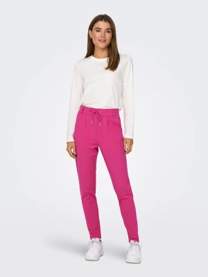 ONLY Spodnie w kolorze różowym rozmiar: M/L32