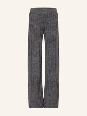 Only Spodnie Z Dzianiny grau