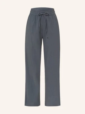 Only Spodnie Z Materiału Typu Marlene blau